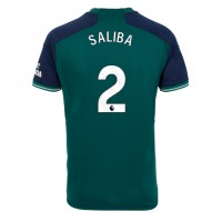 Pánský Fotbalový dres Arsenal William Saliba #2 2023-24 Třetí Krátký Rukáv